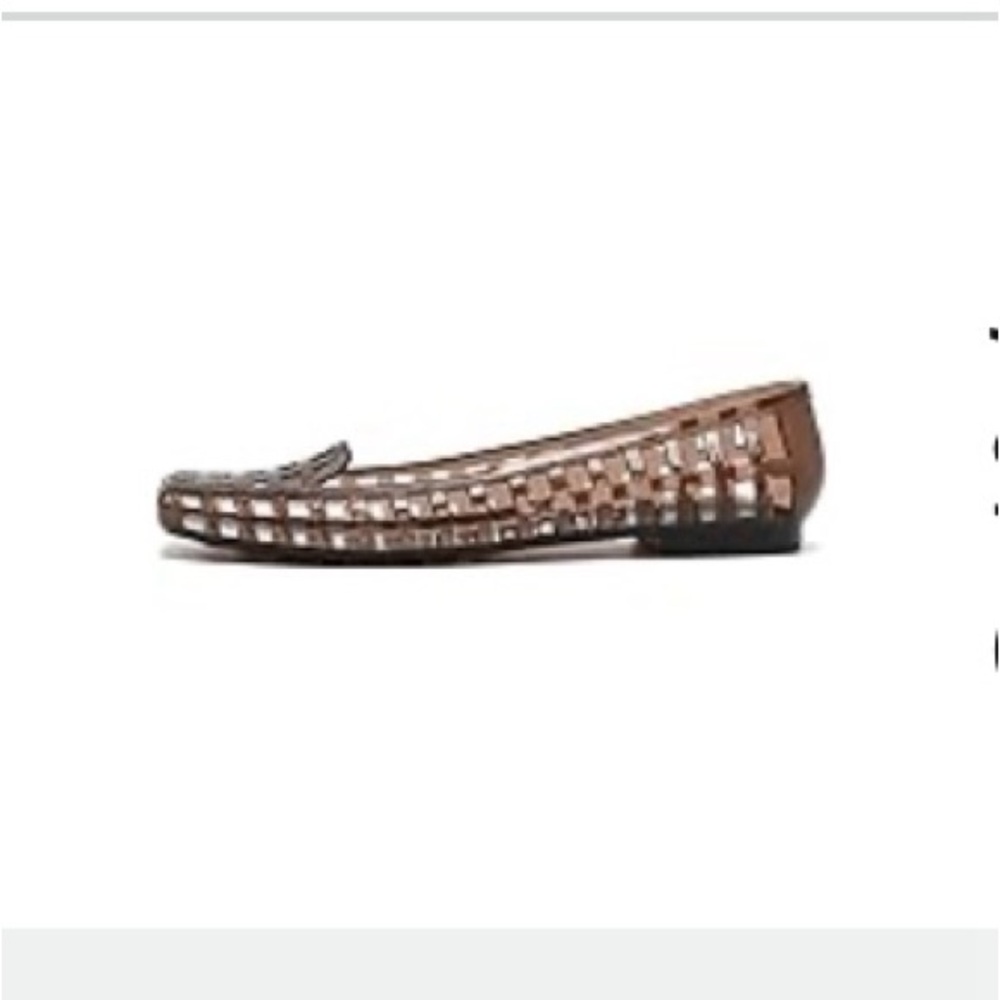 Brown Cutout Jelly Loafers for Women
Brand New